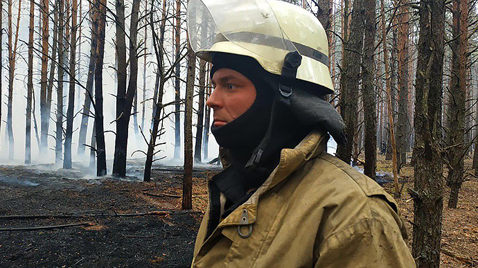 В Житомирской области ликвидировали три очага пожара