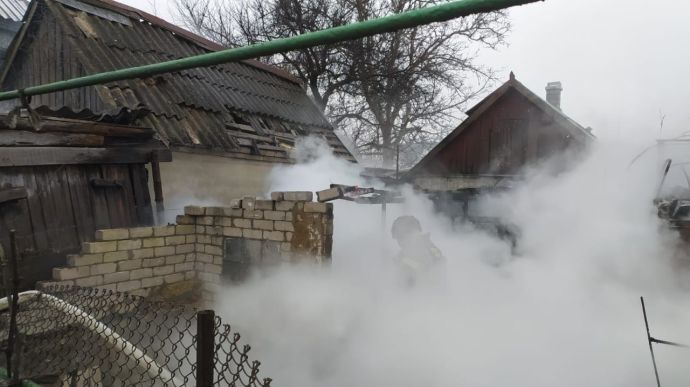 5 fires break out during day in Kherson due to shelling