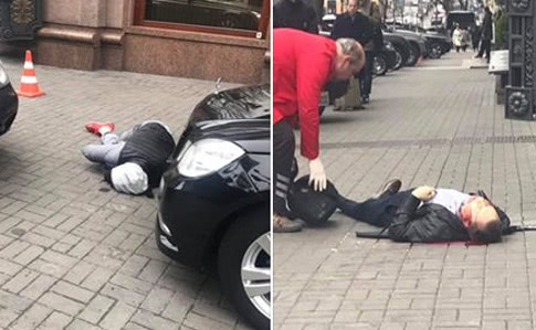 В центре Киева один человек убит, двое ранены. Нападающий в больнице