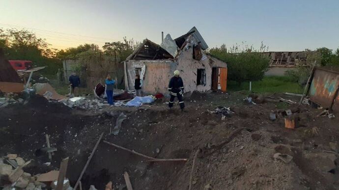 Окупанти вранці вдарили по селу на Запоріжжі, постраждала 1 людина – ОВА