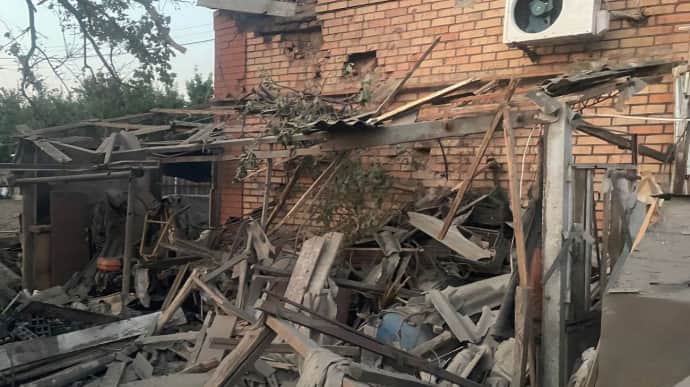 Shahed drone wreckage damages 2 buildings in Dnipropetrovsk Oblast – photos