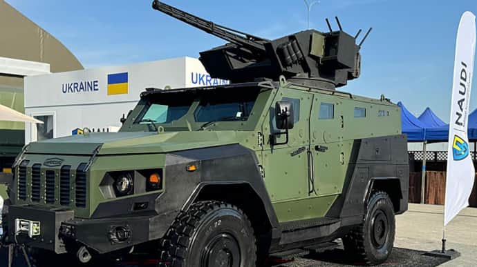 Ukrainian defence industry company presents new combat vehicle