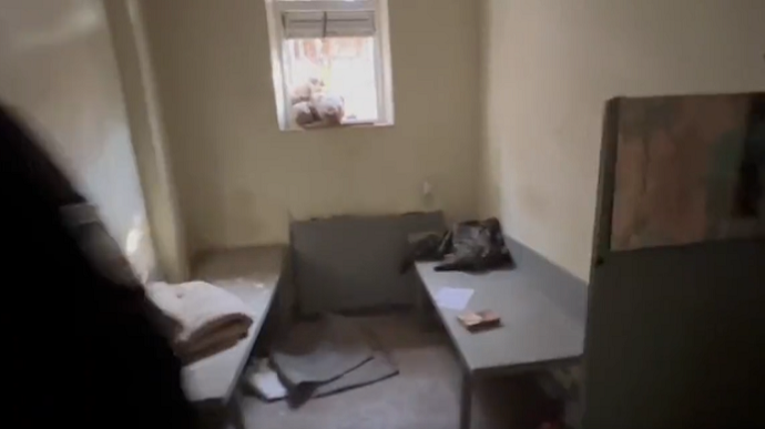 Russian torture chamber discovered in district police department in Kharkiv Oblast