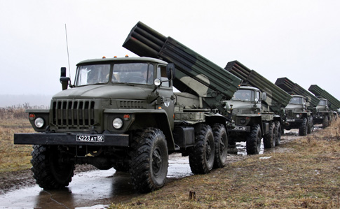 ОБСЕ: возле Мариуполя выпустили более сотни ракет с Градов