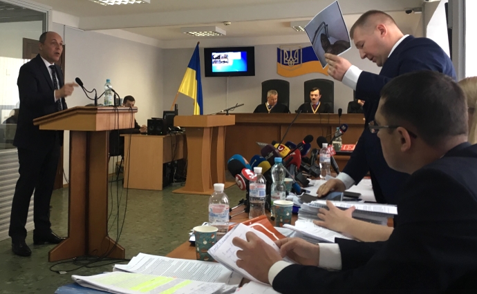 Свидетельство Парубия и Могилева на суде о госизмене Януковича