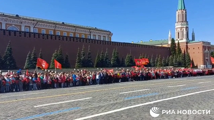 Пять тысяч детей сделали пионерами на Красной площади