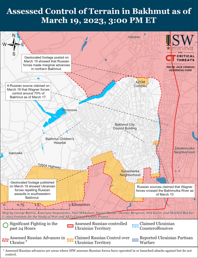 ISW: Руската офанзива в Донбас достига кулминацията си, Украйна може да завладее инициативата