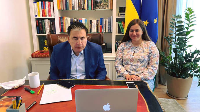 Саакашвили похвастался, что Ермак представил его послам G7