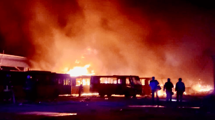 Днепр: Возросло количество раненых, транспортное предприятие уничтожено 