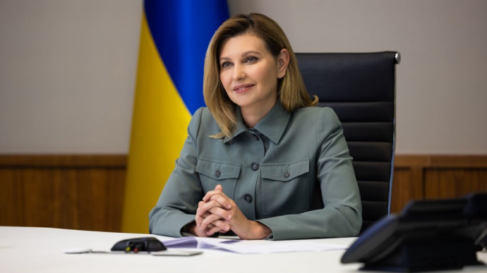Зеленская говорит, что не уезжала из Украины после начала войны