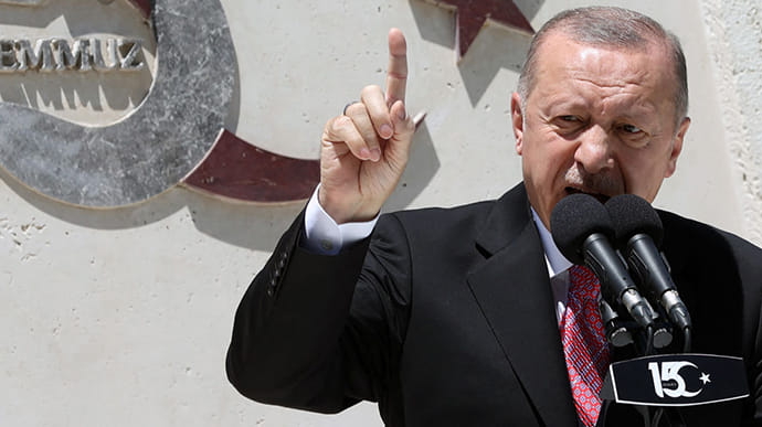 Ердоган доручив вислати з Туреччини послів 10 держав, включно з США