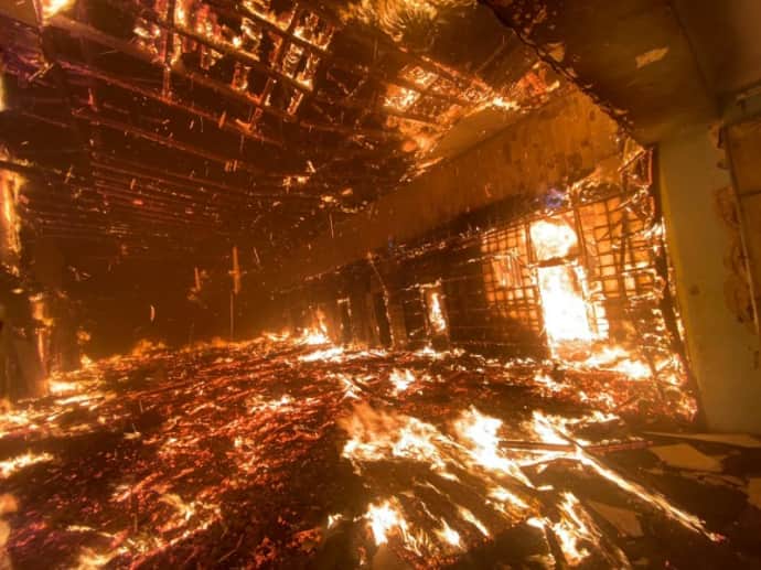 пожар в Торецке, фото ГСЧС
