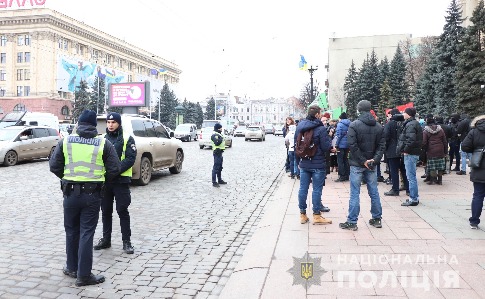 Конфликт на пророссийском митинге в Харькове: полиция открыла производство