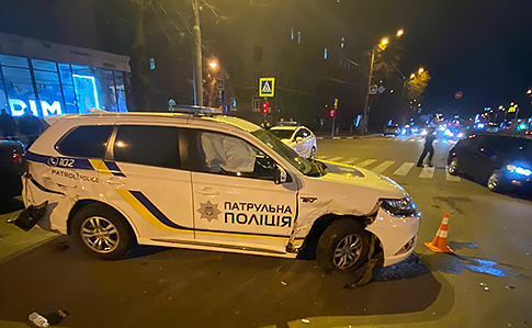 У ДТП за участю поліцейських в Харкові постраждало 5 людей