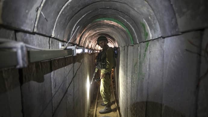 WSJ: Ізраїль зруйнував лише 20% тунелів ХАМАСу під Сектором Гази