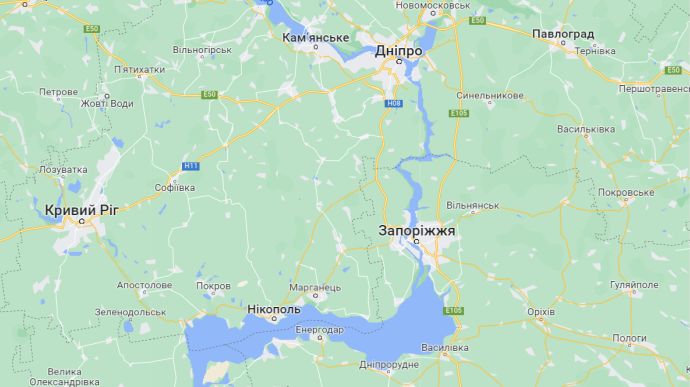 Dnipropetrovsk region: Russians strike a facility near Nikopol with missiles