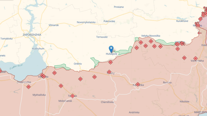 Росіяни обстріляли центр Гуляйполя та Чорнобаївку, є постраждалі – ОП