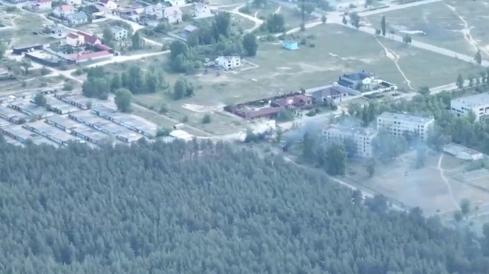 Нацгвардия показала видео уничтожения российских танков на Луганщине