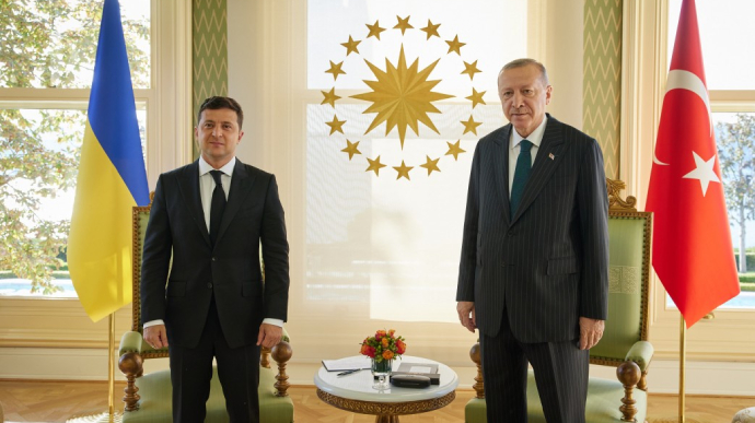 Зеленський і Ердоган обговорили створення Моніторингового центру в Стамбулі
