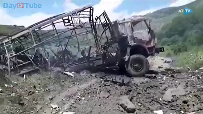 Авто с журналистами подорвалось на мине в Азербайджане, трое погибших