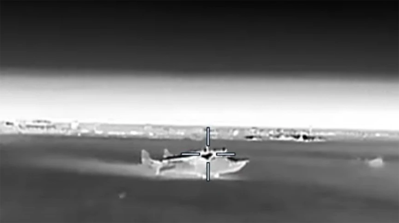 Ukrainian intelligence drones destroy 2 Russian Be&#8209;12 Chaika amphibious aircraft for first time in history – video