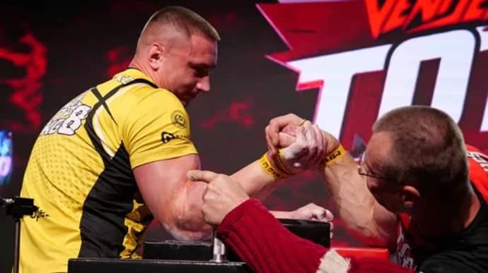 Ukrainian becomes world arm wrestling champion