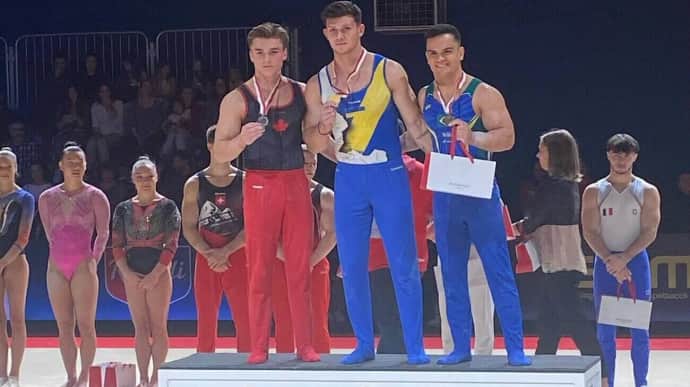 Ukrainian Illia Kovtun wins gymnastics competition in Switzerland