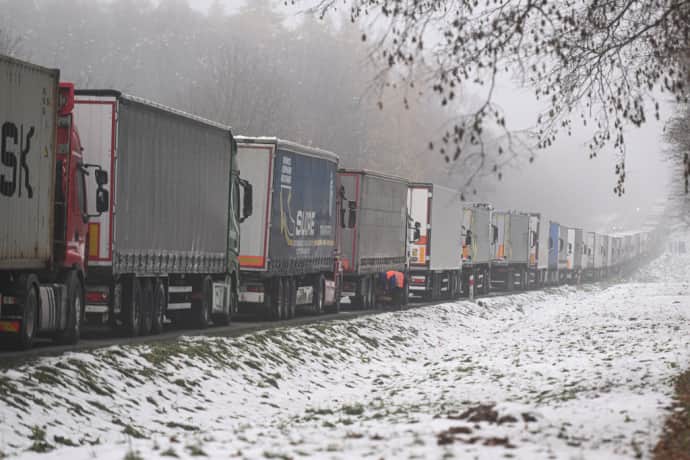 Checkpoint in Dorohusk completely unblocked, entire queue of lorries needs one day to pass