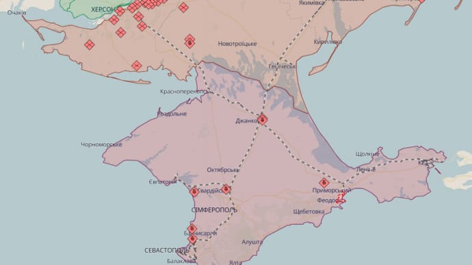 Russian invaders' oil pipeline destroyed in Feodosiia, Crimea
