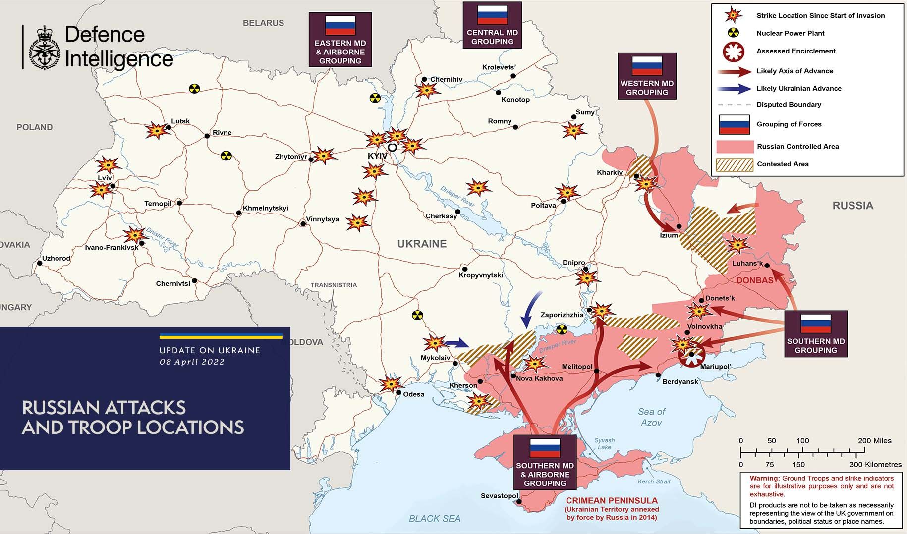 Британская разведка показала, как Украина освобождается от российскихзахватчиков: карта