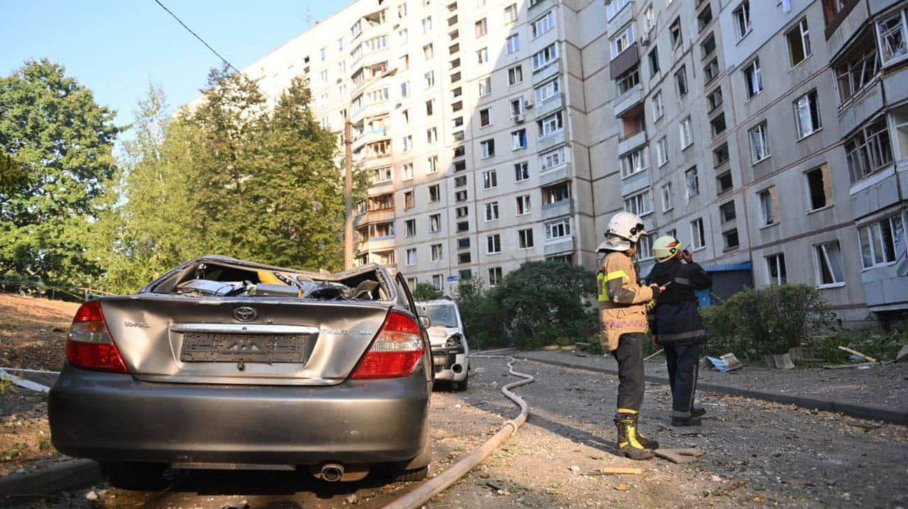 Foreign minister Sybiha addresses Ukraine's partners after Russian strike on Kharkiv apartment block