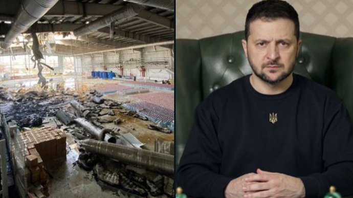 Zelenskyy on destruction of Altaïr in Druzhkivka: This is another confession of the terrorist state