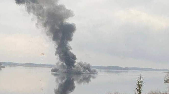 Russian helicopter shot down over Kyiv Reservoir