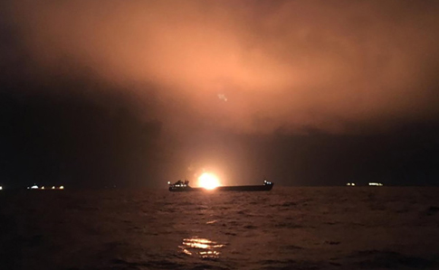 СМИ сообщили вероятную причину пожара в Керченском проливе