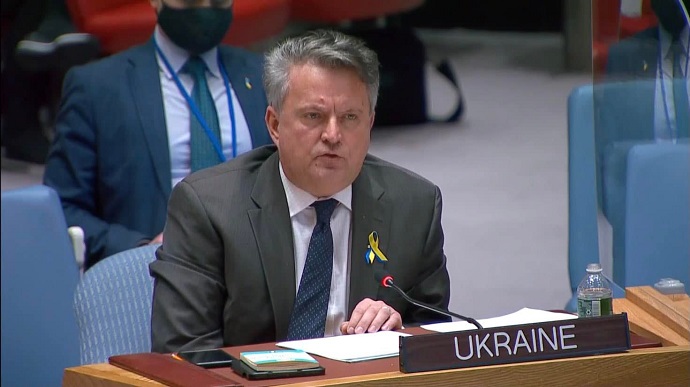 Ukraine’s Representative addresses UN Security Council: Russia tries to make fakes look like facts