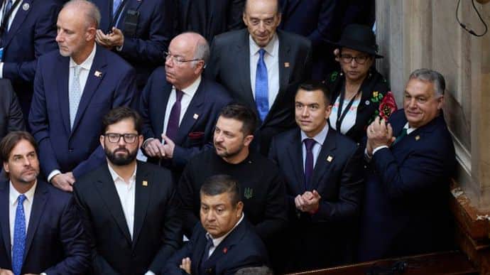 Зеленский на инаугурации поздравил нового президента Аргентины