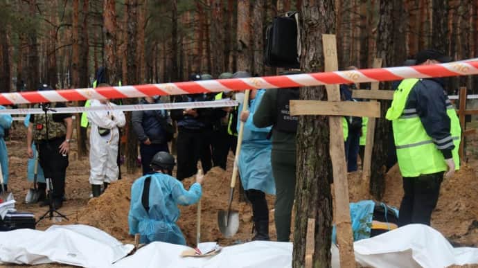 Поліція ідентифікувала 875 із 1 008 тіл загиблих на деокупованих територіях Харківщини
