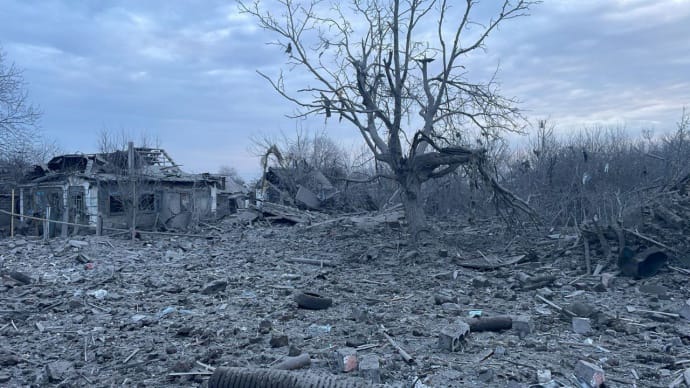 разрушения в Покровске, фото из Telegram Вадима Филашкина