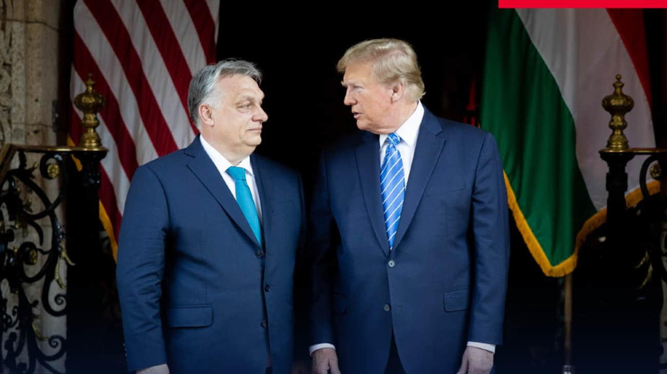 Hungarian PM meets with Trump and asks him to "come back and bring peace"