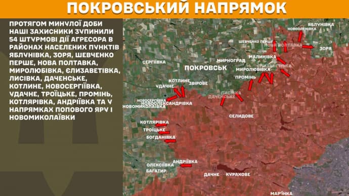 Almost 150 combat clashes occur over past day, over 50 of them on Pokrovsk front – Ukraine's General Staff