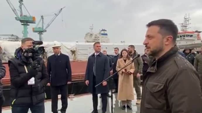 Zelenskyy names second corvette for Ukraine after Hetman Ivan Vyhovskyi – video
