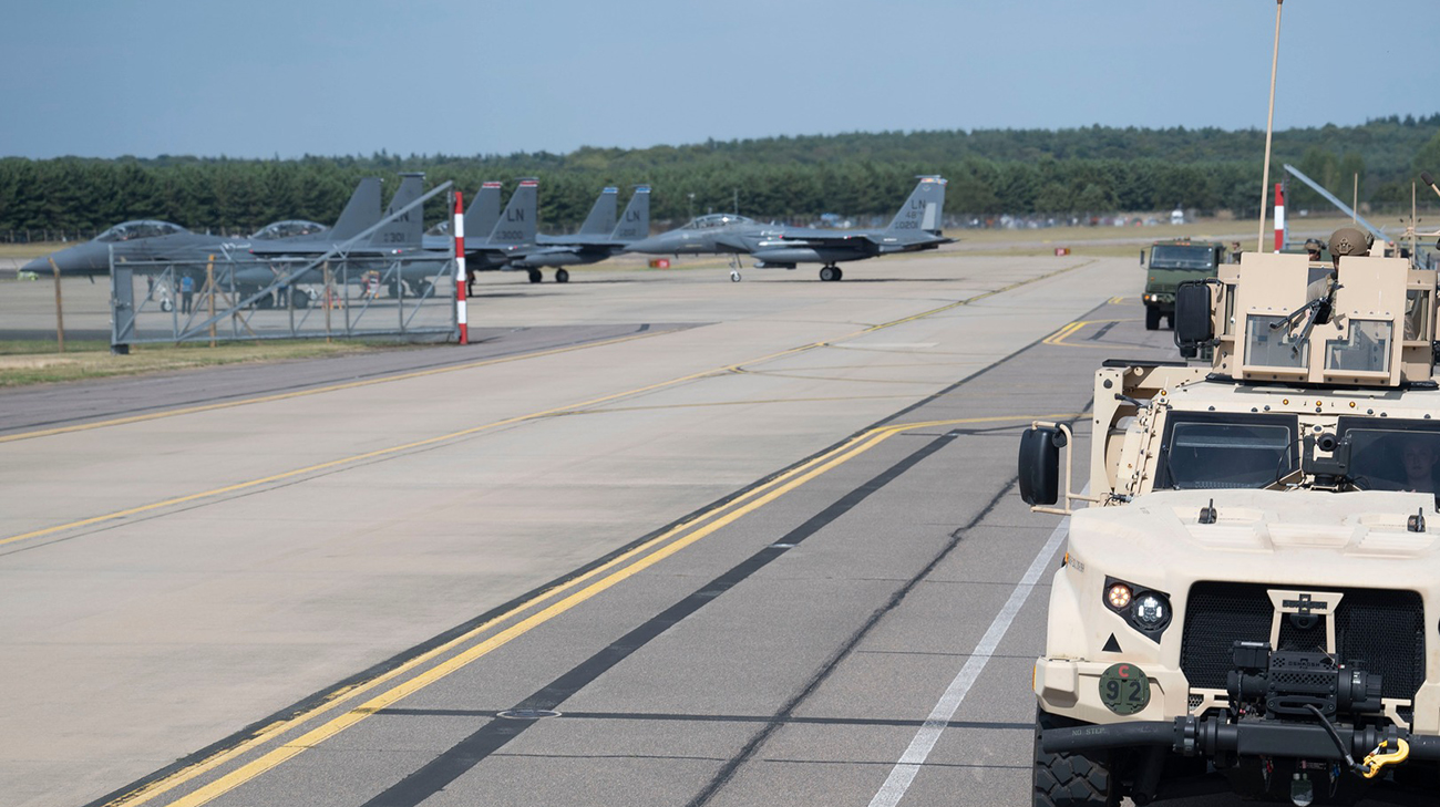 Unknown UAVs spotted over UK military bases used by US Air Force