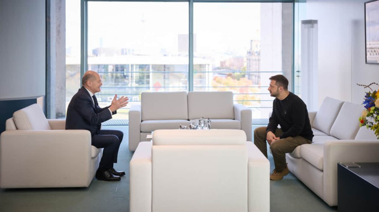 Zelenskyy says meeting with Scholz was "most important one since full-scale Russian invasion"