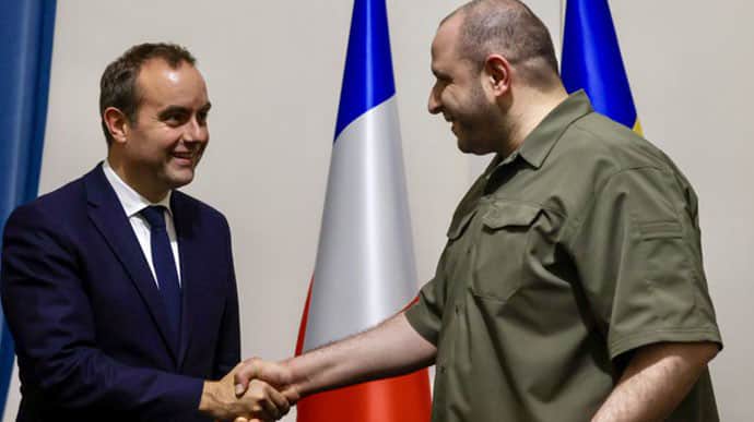 French and Ukrainian defence ministers discuss possible joint production and procurement 