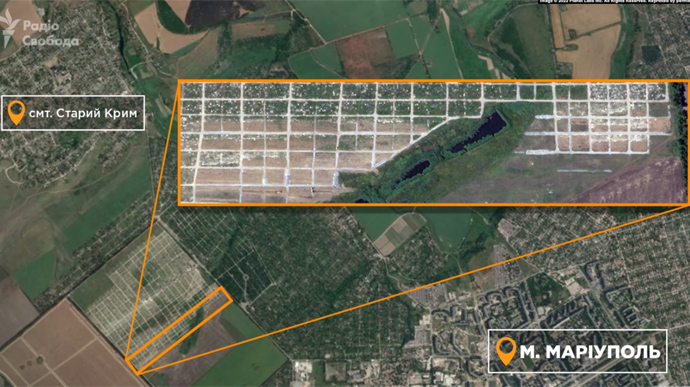 Area of ​​mass graves near Mariupol doubles – Skhemy