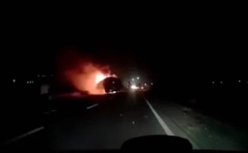 На Львовщине горел туристический автобус с 44 пассажирами: обошлось без жертв