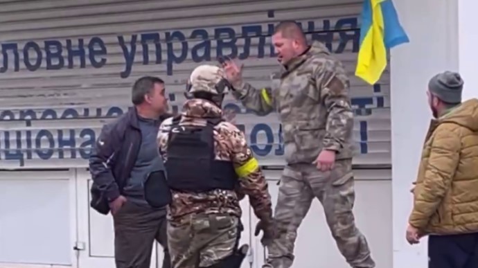 UKRAINIAN DEFENCE FORCES ALREADY IN KHERSON