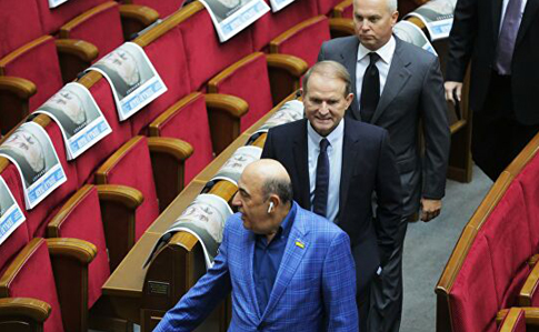 Рада официально открестилась от визита Медведчука и Ко к Путину