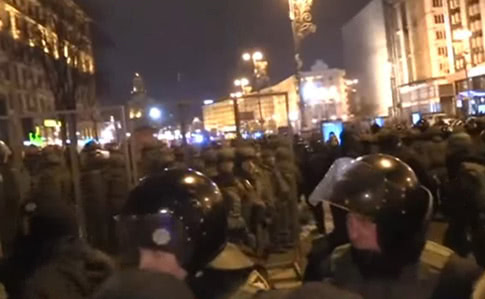 На Майдані також сталися сутички, є затримані і постраждалі