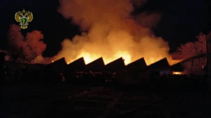 Fire breaks out in Russia's Moscow Oblast